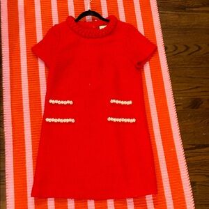 Tuckernuck Jackie Red Knit Short-Sleeve A-Line women’s  Dress